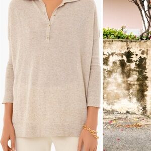 Tuckernuck Ecru Clayton Knit Polo XL/XXL